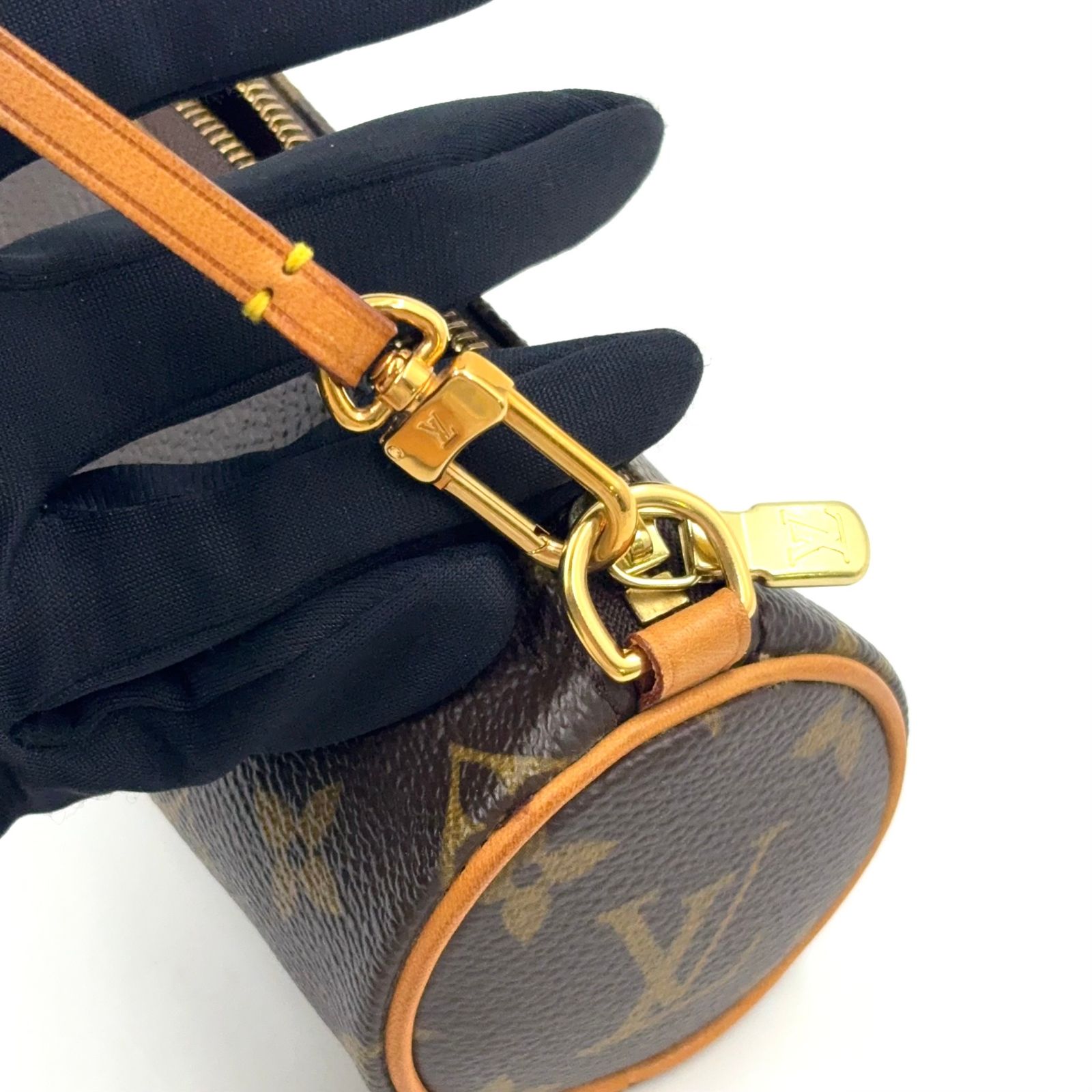 LOUIS VUITTON モノグラム パピヨン用付属 モノグラム レザー×PVC 
