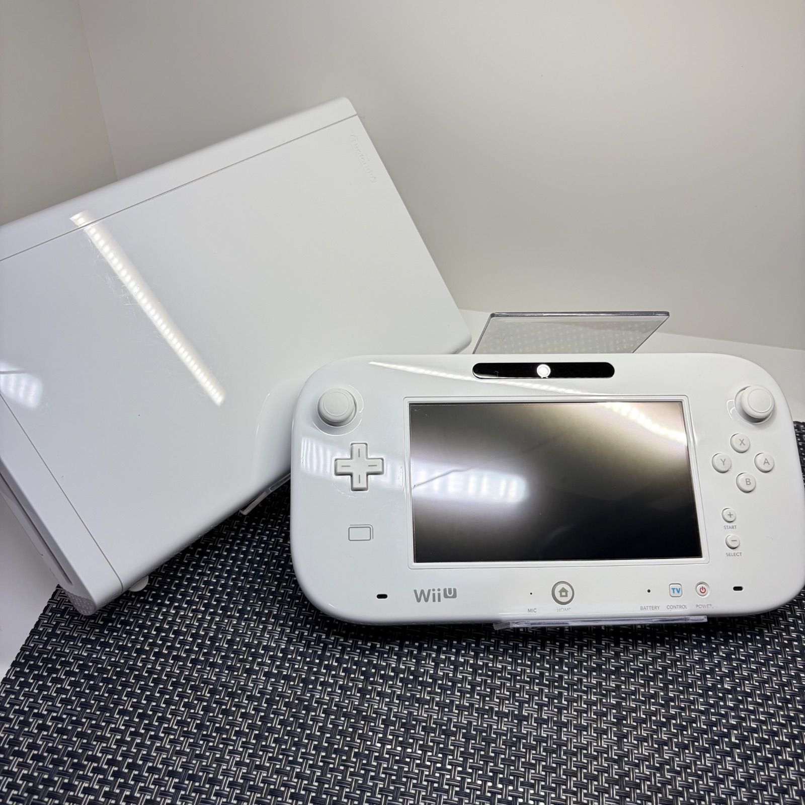 動作確認済】WiiU 本体セット 32GB ホワイト 白色 i - メルカリ