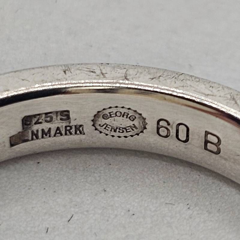 希少【ジョージジェンセン】60B リング 10号 廃盤 デンマーク製 925