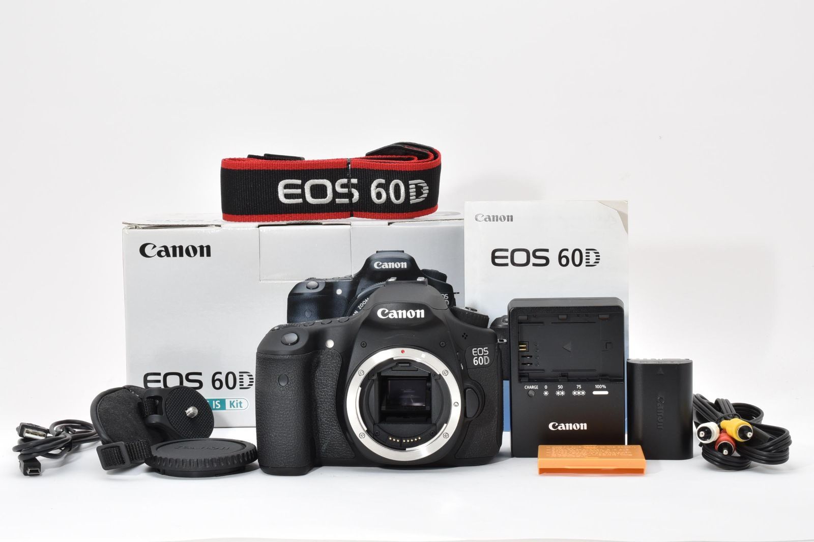 実用美品 Canon キャノン EOS 60D シャッター数 約10104回 ☆極上☆CANON キヤノン 60D デジタル一眼レフ 極小シャッター数48回