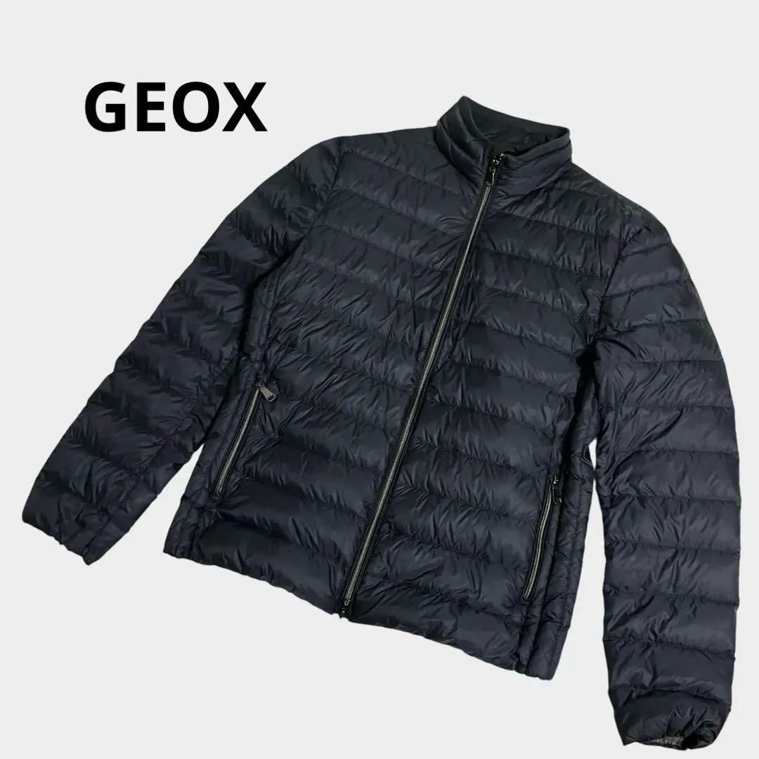GEOX ジェオックス デレック ダウンジャケットネイビー メンズ 軽い春 