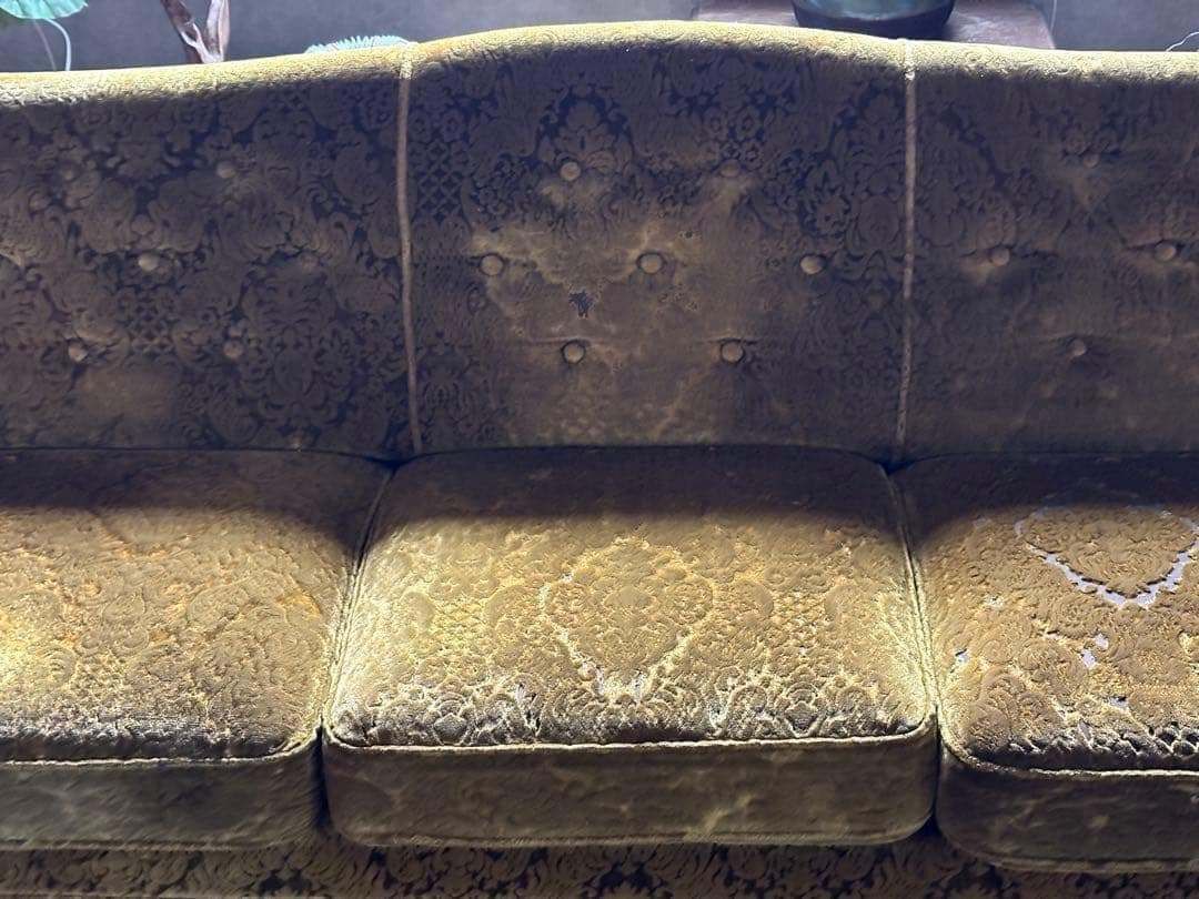 希少　カリモク　三人掛けソファ　オールドカリモク　国産家具　クラシック　IZ 希少 カリモク 三人掛けソファ オールドカリモク 国産家具 クラシック