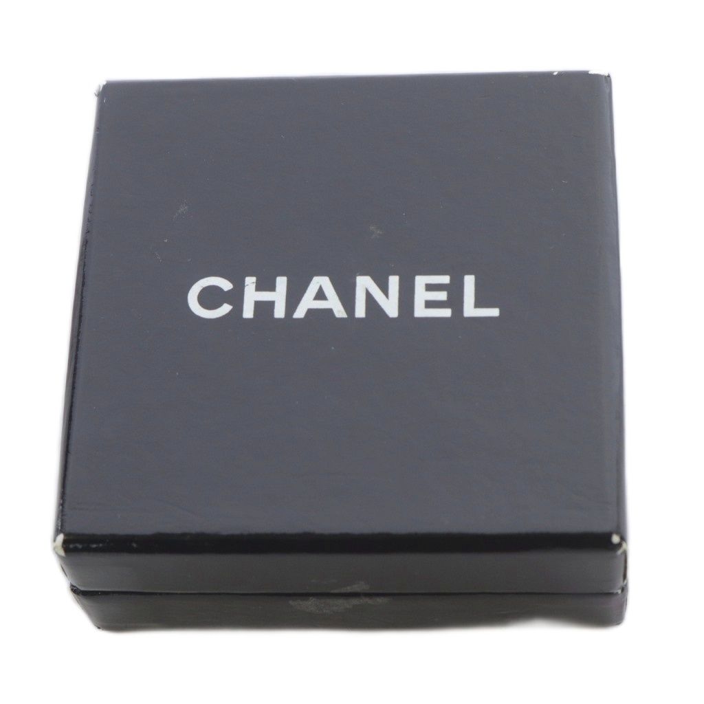 シャネル CHANEL クローバー フェイクパール ピンブローチ ゴールド色