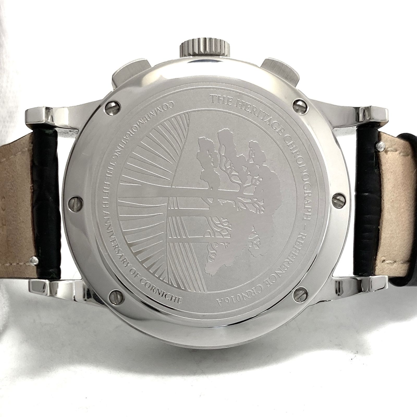 美品・希少】腕時計 メンズ コーニッシュ CORNICHE ヘリテージ クロノ 