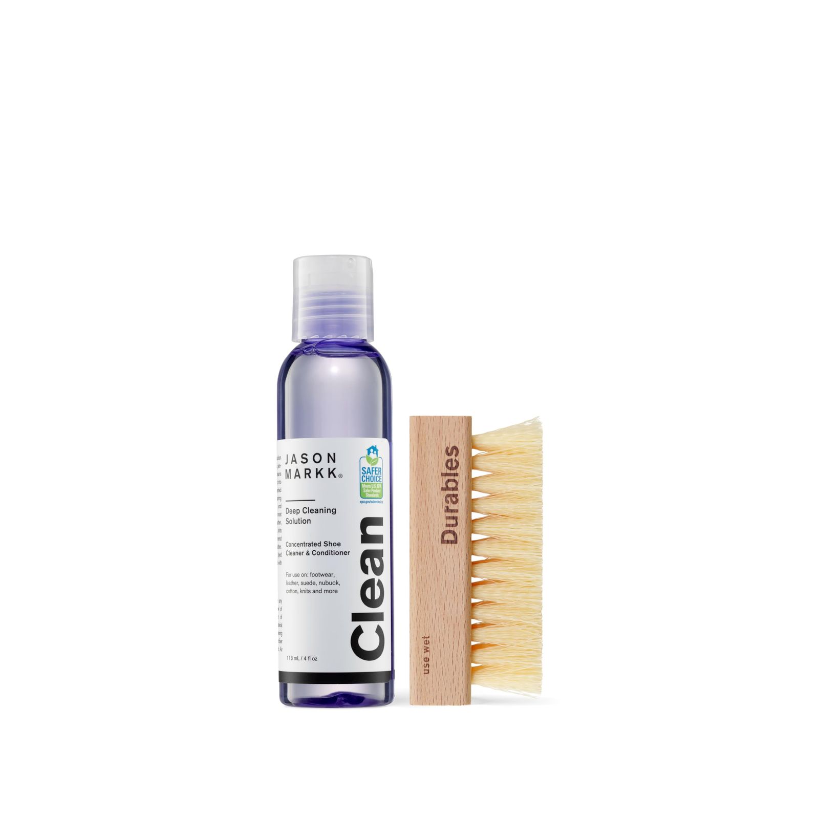 【ジェイソンマーク】 JASON MARKK ESSENTIAL KIT スニーカー クリーナー ( ディープクリーニングソリューション 118ml & スタンダードクリーニングブラシ ) スニーカー クリーニング 100足分 正規品 ( スウェ美品 おすすめ