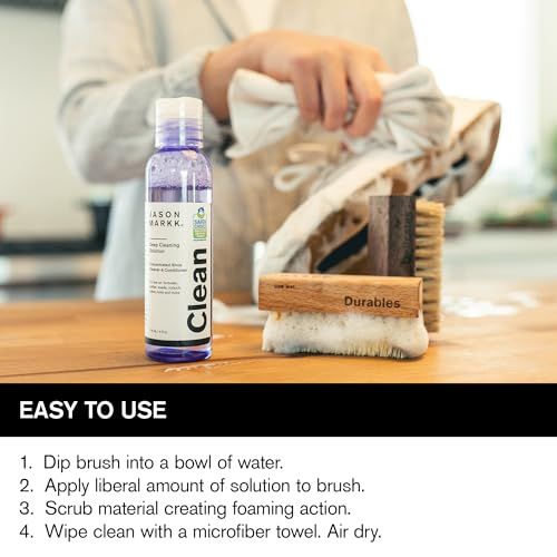 【ジェイソンマーク】 JASON MARKK ESSENTIAL KIT スニーカー クリーナー ( ディープクリーニングソリューション 118ml & スタンダードクリーニングブラシ ) スニーカー クリーニング 100足分 正規品 ( スウェ美品 おすすめ