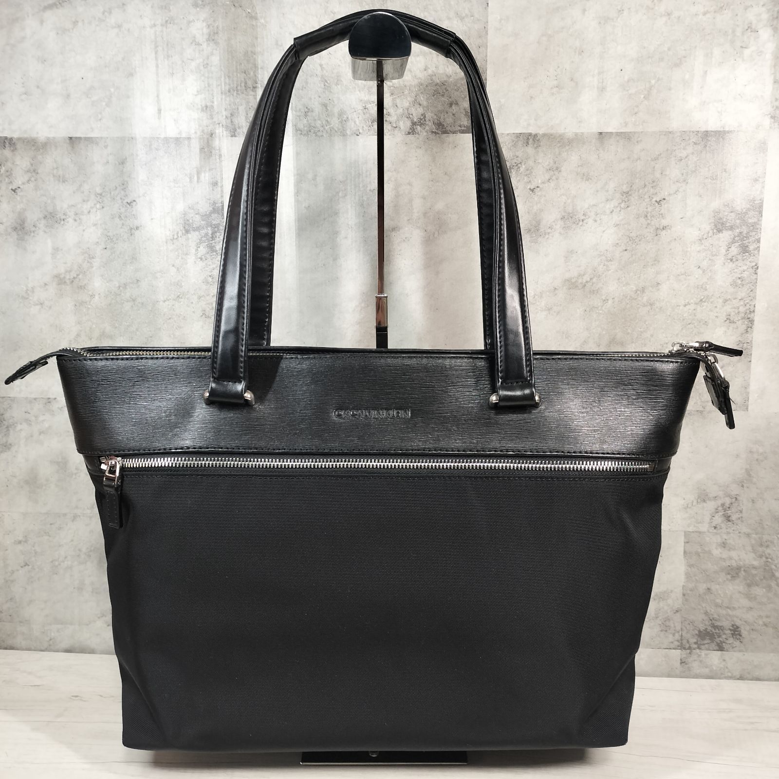 cCK Calvin Klein リップル2 ビジネスバック トートバック A4収納可能 
