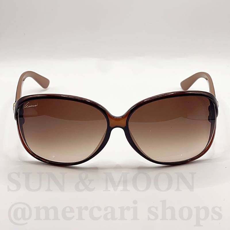 GUCCI グッチ【美品】サングラス GG3792 FS MK WJ6 ブラウン グッチ サングラス アジアンフィット GUCCI GG3792FS MKW/J6 64サイズ