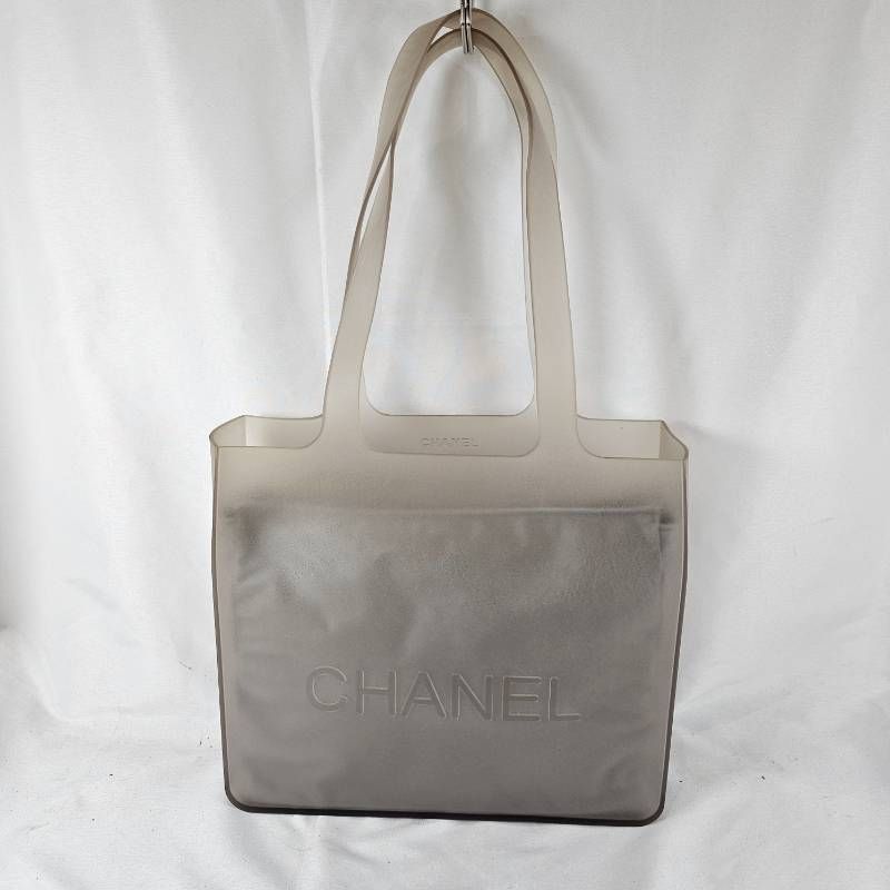 極美品【シャネル】90s ラバー トートバッグ 5番台 ギャラ・シール一致 