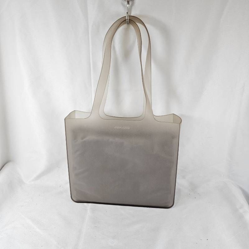 極美品】シャネル CHANEL ラバー トートバッグ ハンドバッグ