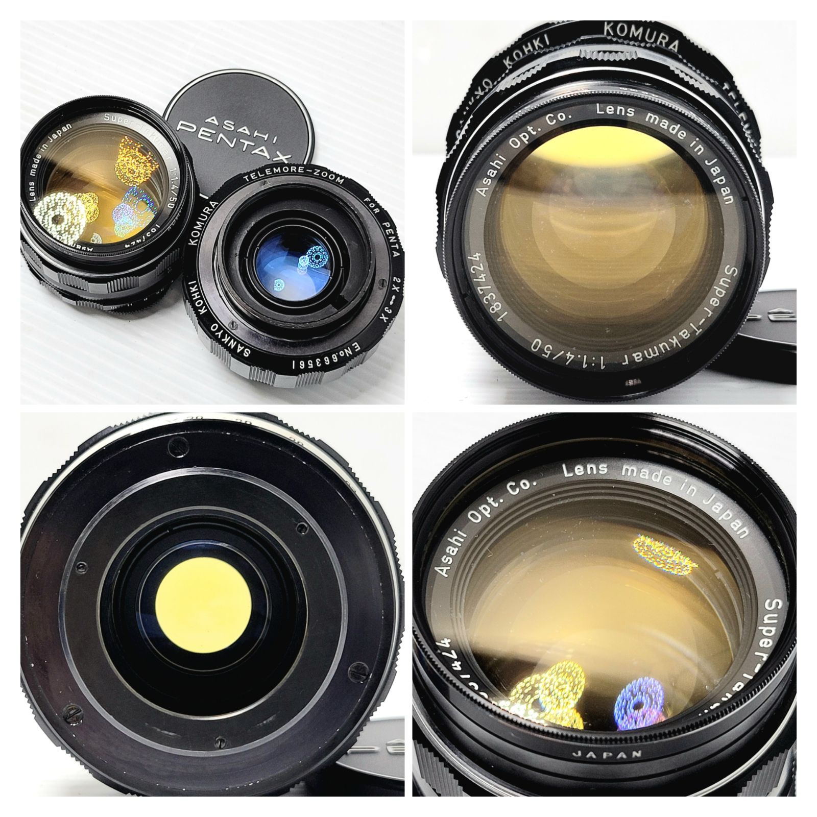 ASAHI PENTAX SPOTMATIC 一眼レフカメラ レンズセット PENTAX