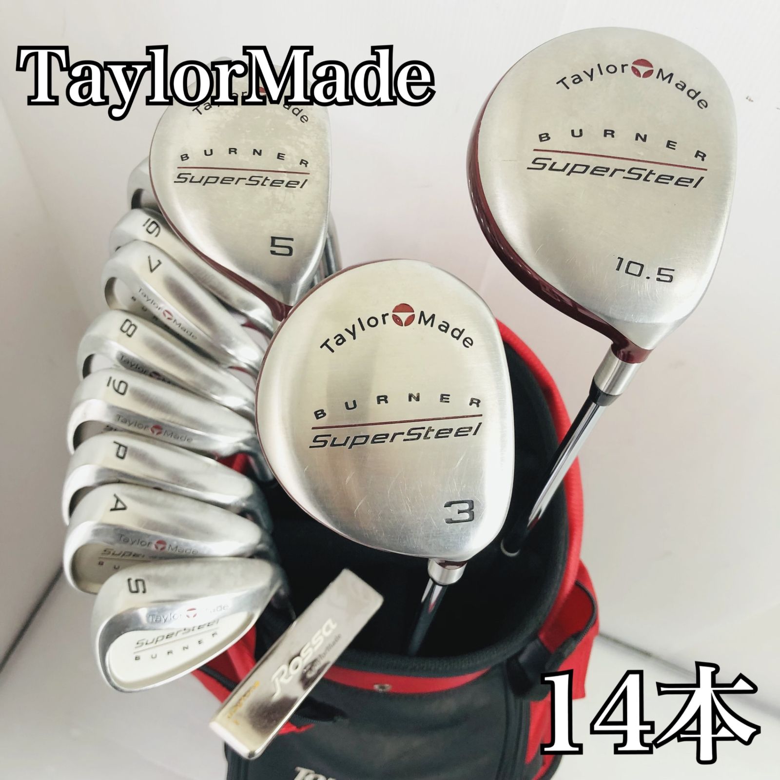 ☆TaylorMade&Callaway ☆ ゴルフクラブセット ☆BURNER 豪華 14本 TaylorMade テーラーメイド BURNER バーナー ゴルフクラブ