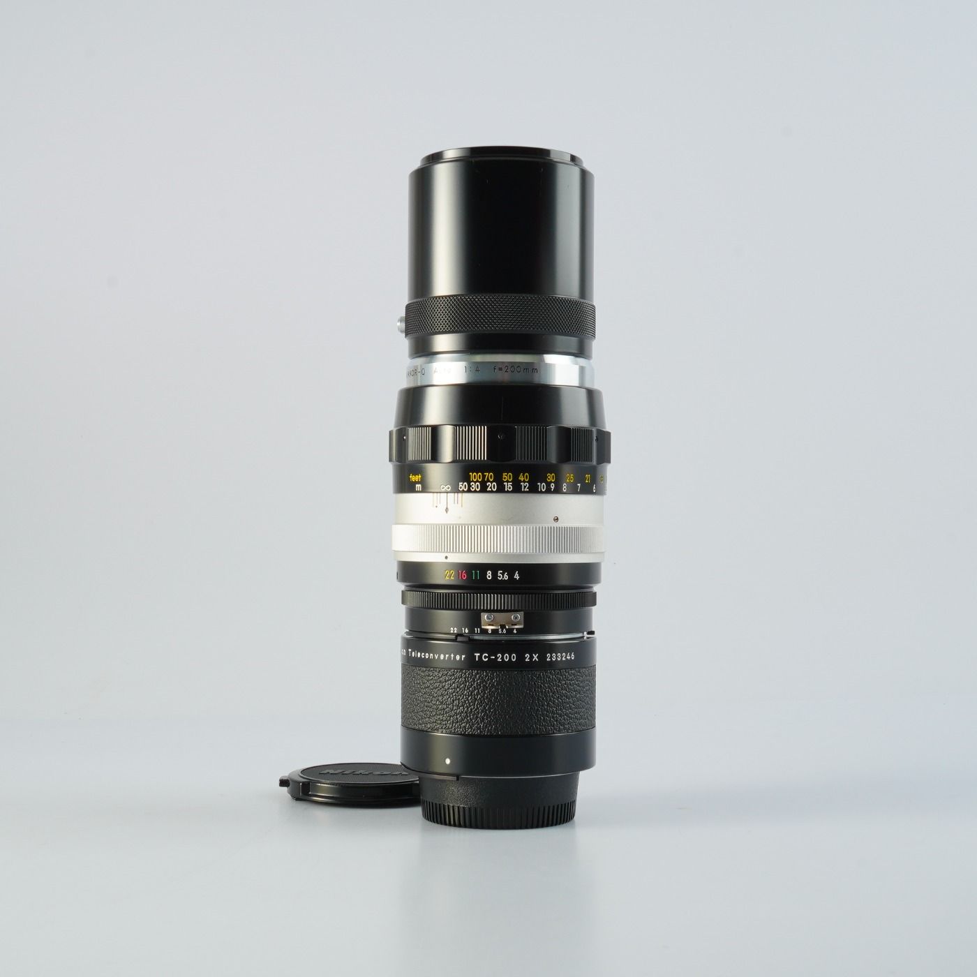カメラ Nikon ニコン Ai改 NIKKOR-Q Auto 200mm F/4 + Teleconverter
