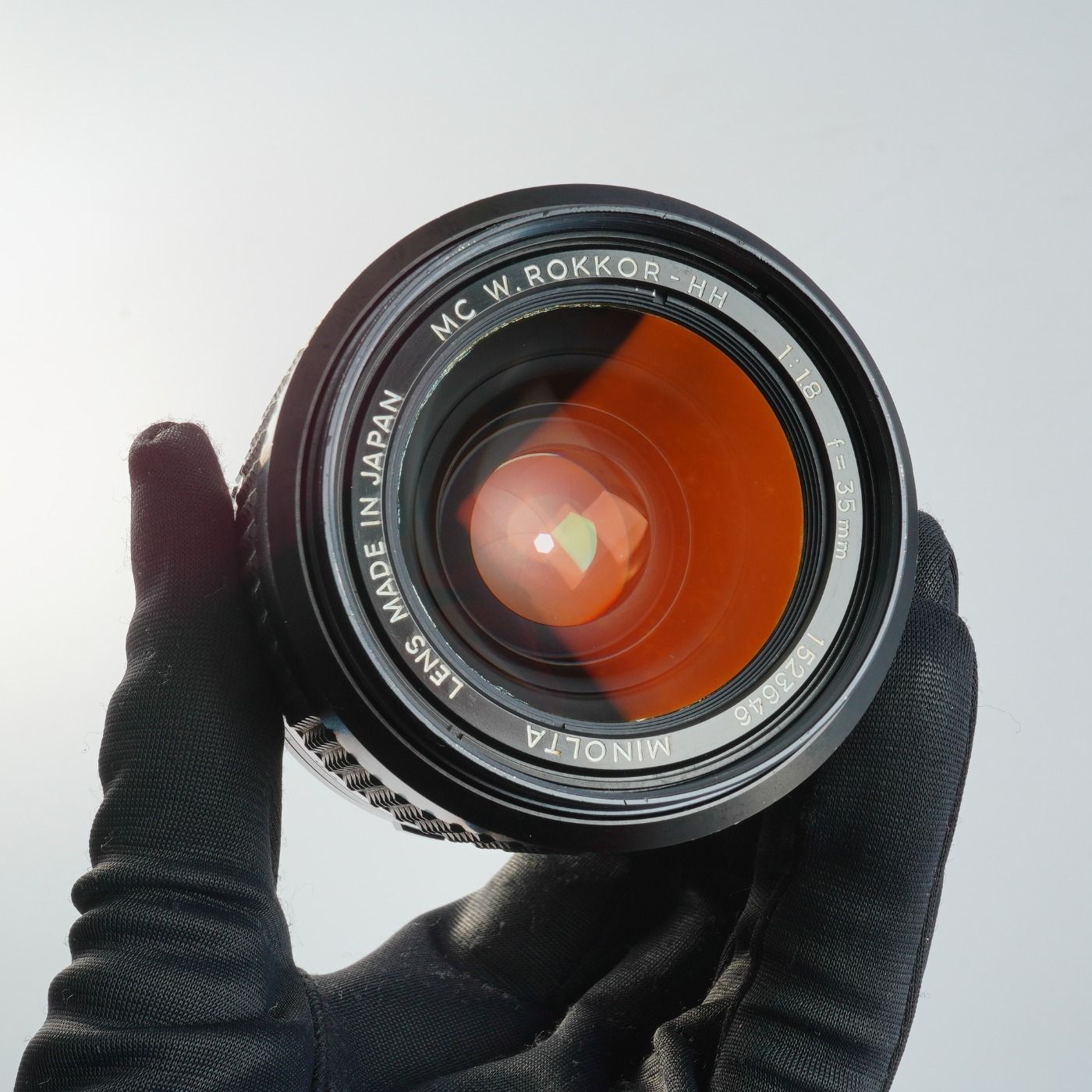 MINOLTA ミノルタ MC W.ROKKOR HH 35mm F/1.8 単焦点レンズ - メルカリ