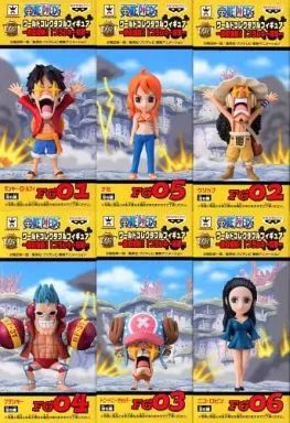 中古】フィギュア 全6種セット 「ワンピース」 ワールドコレクタブル