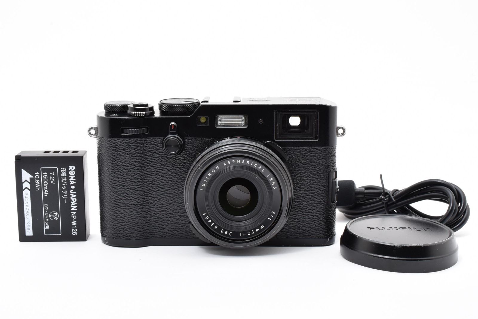 【返品保証・動作確認済】FUJIFILM X100T ブラック デジタルカメラ FUJIFILM（フジフイルム） 中古 1年保証 美品 FUJIFILM X100T