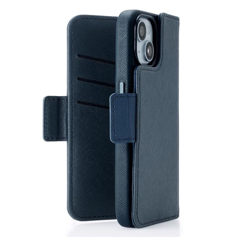 【新品】 [ UNiCASE 公式 ] iPhone15,14,13対応 着脱式 手帳型 スマホケース カード収納 付き ＜ MagSafe対応 背面フリップが取り外せる 手帳型スマホケース ＞ アイフォン ワイヤレス充電対応 手帳型ケース [ ユニケース 1