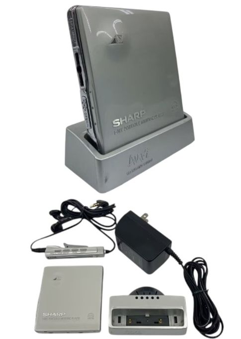 動作品】 【送料無料】シャープ ポータブルMDプレーヤー MD-DS8-H Auvi