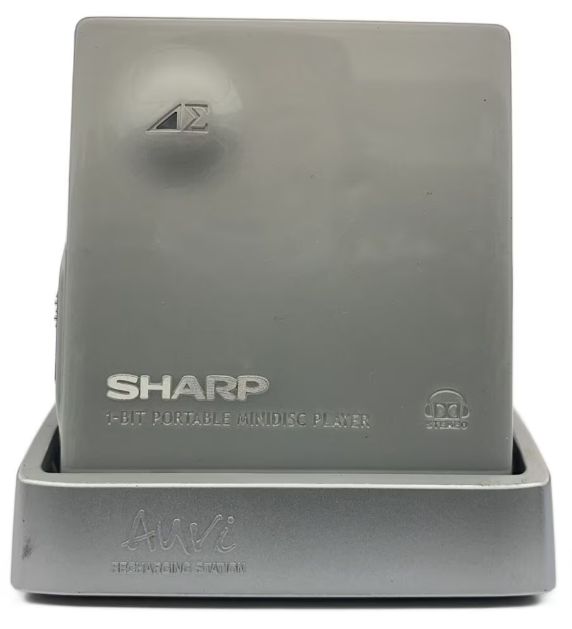 動作品】 【送料無料】シャープ ポータブルMDプレーヤー MD-DS8-H Auvi