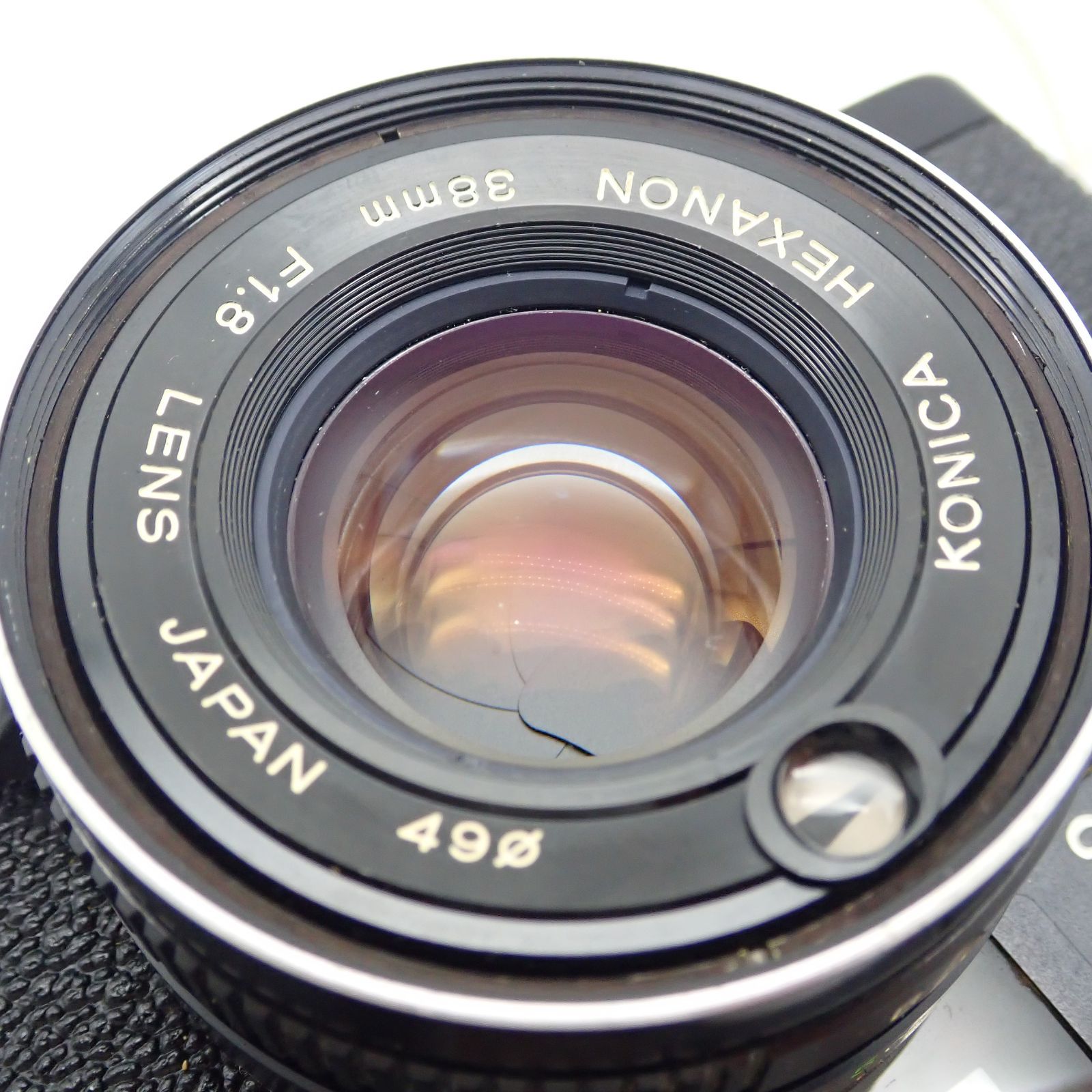 極上品 KONICA C35 FD ブラック HEXANON 38mm f1.8 レンジファインダー