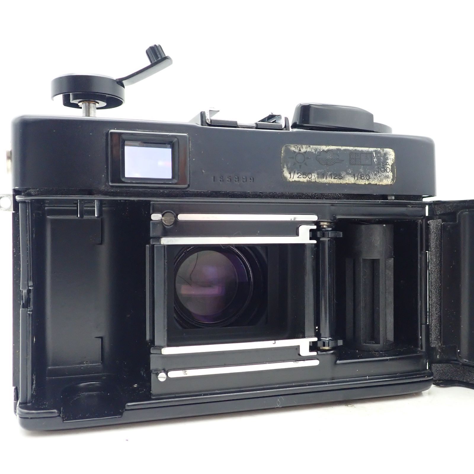 『動作確認済み』Konica C35 FD ブラックボディ フィルムカメラ 楽天市場】【整備済】【保証付 】 コニカ KONICA C35 ブラック S/N