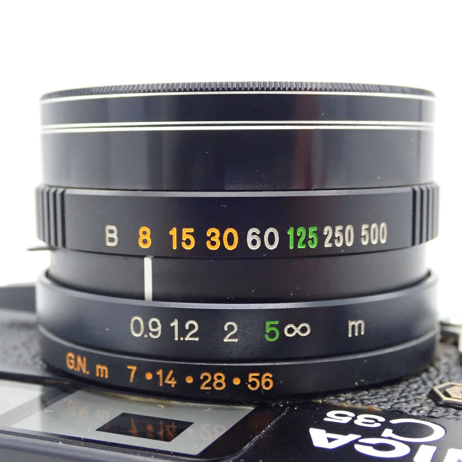 極上品 KONICA C35 FD ブラック HEXANON 38mm f1.8 レンジファインダー