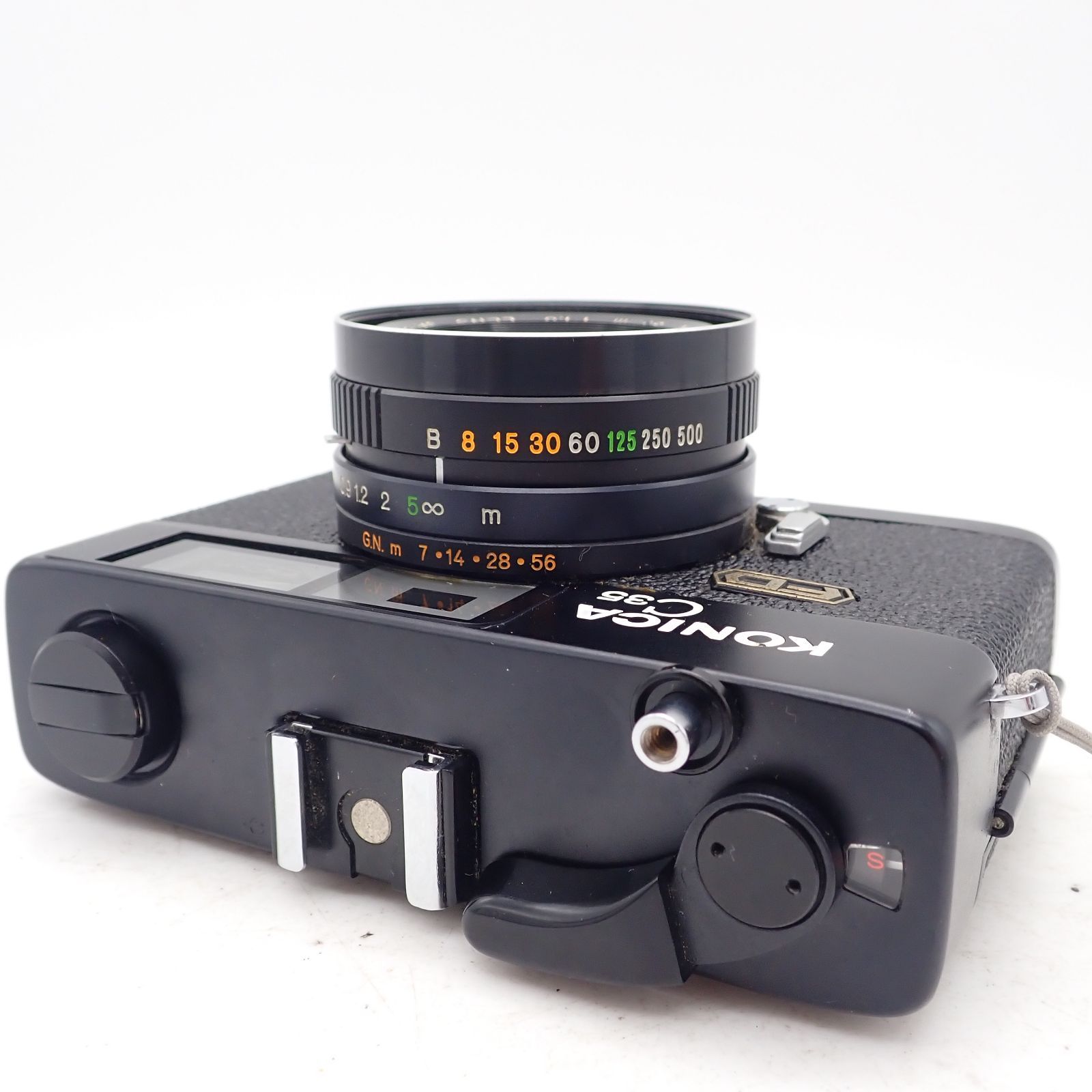 極上品 KONICA C35 FD ブラック HEXANON 38mm f1.8 レンジファインダー