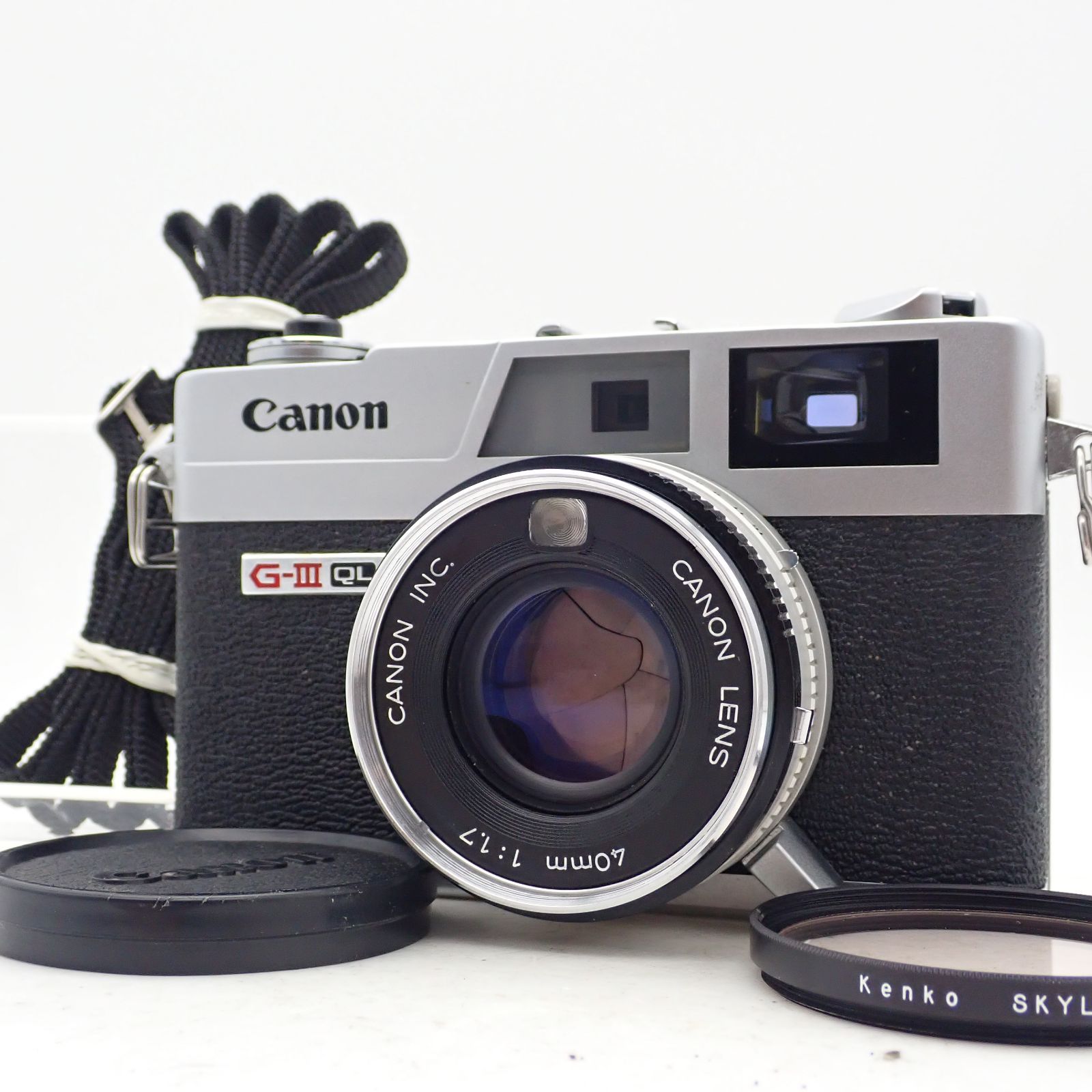 Canon Canonet QL17 G-Ⅲ フィルムカメラ可動確認済み品 Walnut ウォルナット CANON CANONET QL17 (QL17 G-III) | Macha Cameras
