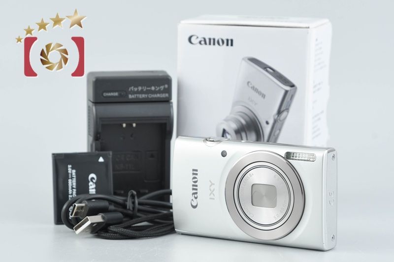 中古】Canon キヤノン IXY 180 シルバー コンパクトデジタルカメラ 元 