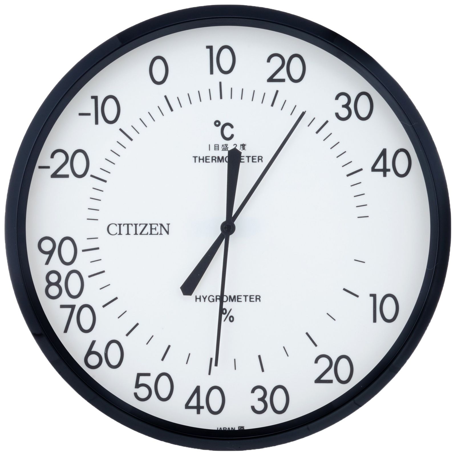 リズム(RHYTHM) シチズン 温度 ・ 湿度 計 掛け タイプ TM-42 白 CITIZEN 9CZ013-003美品　おすすめ