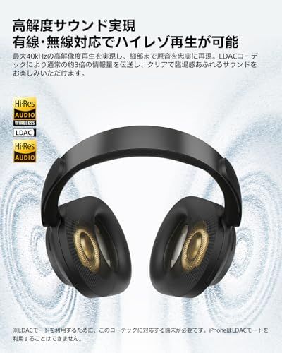 【VGP2026 受賞】QCY H3S ヘッドホン ワイヤレスヘッドホン QCY H3PRO ワイヤレスヘッドホン Bluetooth 5.4 ノイズキャンセリング