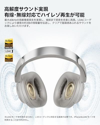 【VGP2026 受賞】QCY H3S ヘッドホン ワイヤレスヘッドホン QCY H3PRO ワイヤレスヘッドホン Bluetooth 5.4 ノイズキャンセリング