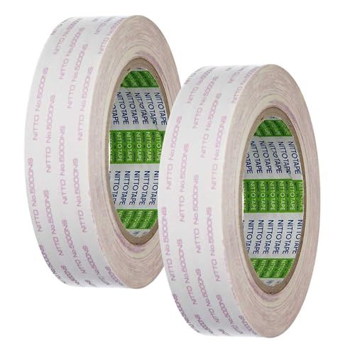ニトムズ(Nitoms) PROSELF 再はく離一般用両面テープ NO.5000NS ホワイト 幅30mm×長さ20m 2個セット日本製 きれいに剥がせる 薄い マジックテープ フック A9031美品　おすすめ