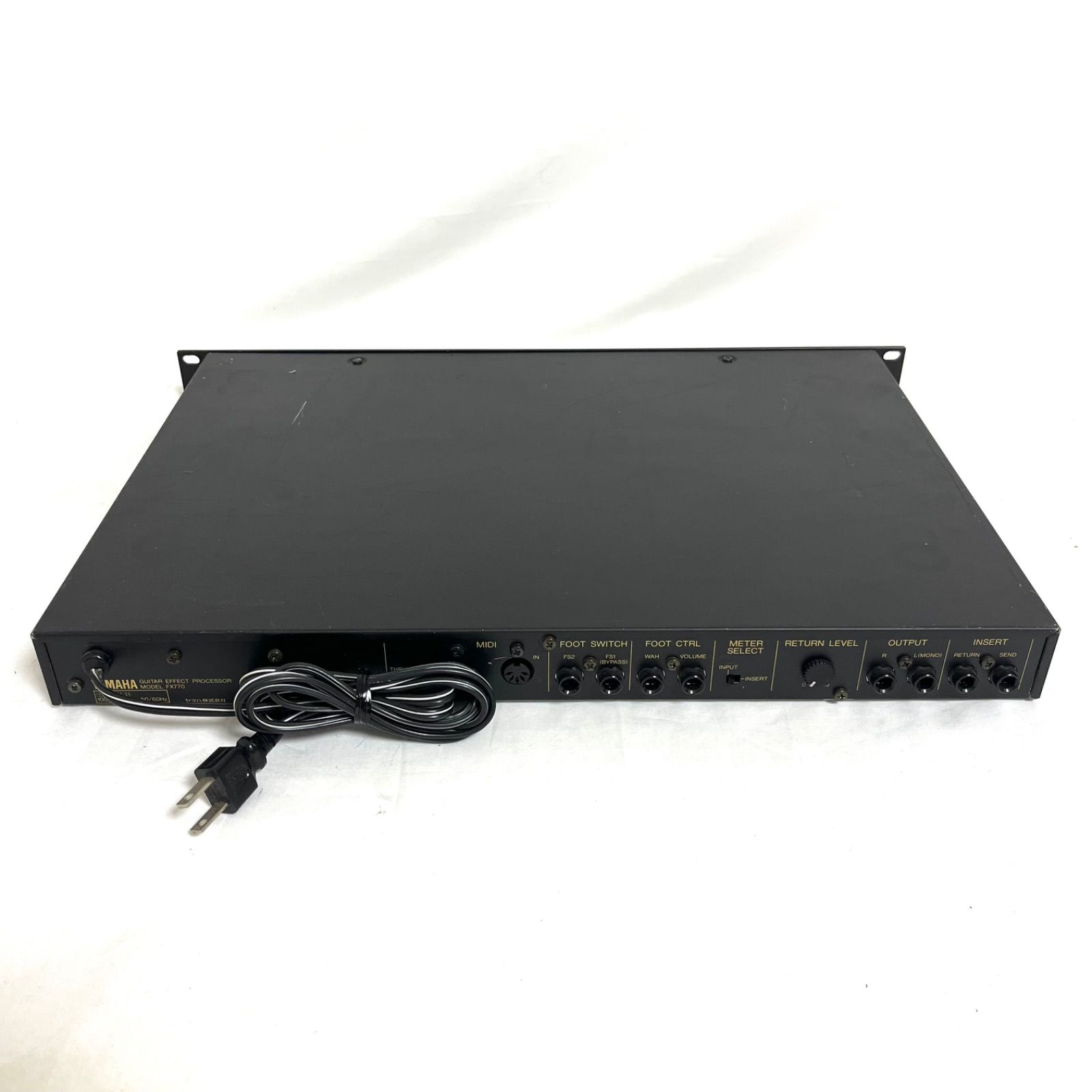 動作確認済】YAMAHA ヤマハ FX770 GUITAR EFFECT PROCESSOR ギター