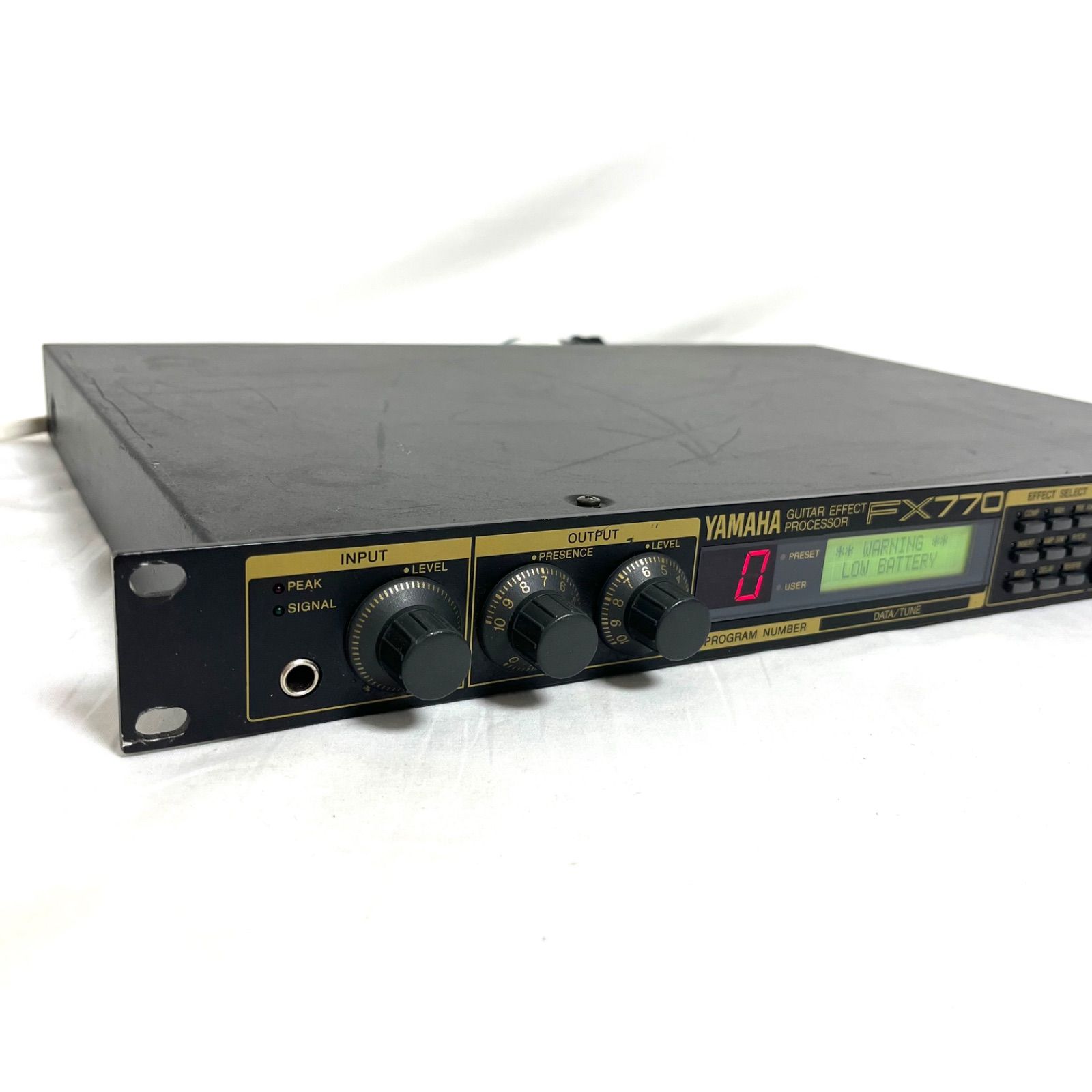 動作確認済】YAMAHA ヤマハ FX770 GUITAR EFFECT PROCESSOR ギター