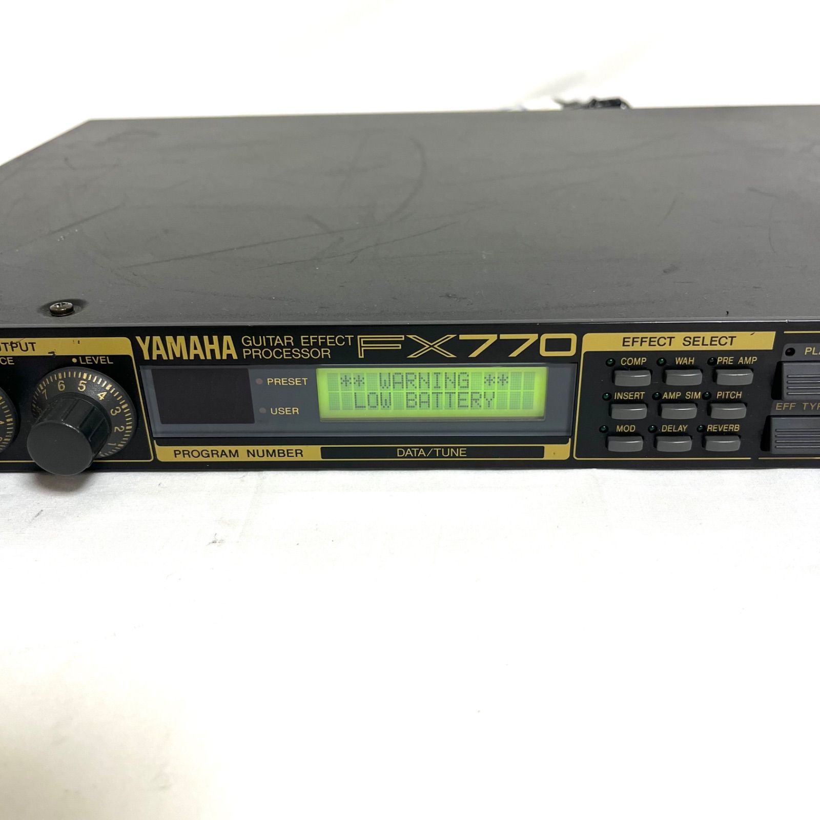 動作確認済】YAMAHA ヤマハ FX770 GUITAR EFFECT PROCESSOR ギター