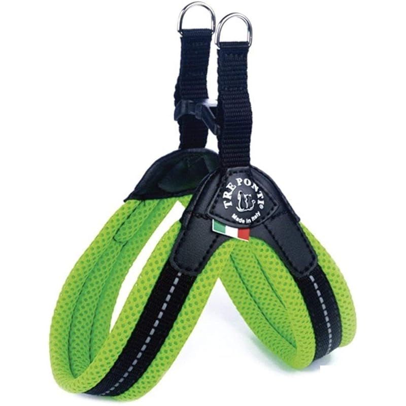 【新品】 TRE PONTI (トレポンティ) Fibbia Soft Mesh フィッビア ソフトメッシュ クッション性 通気性良し ハーネス 犬用 (小型犬用) 1
