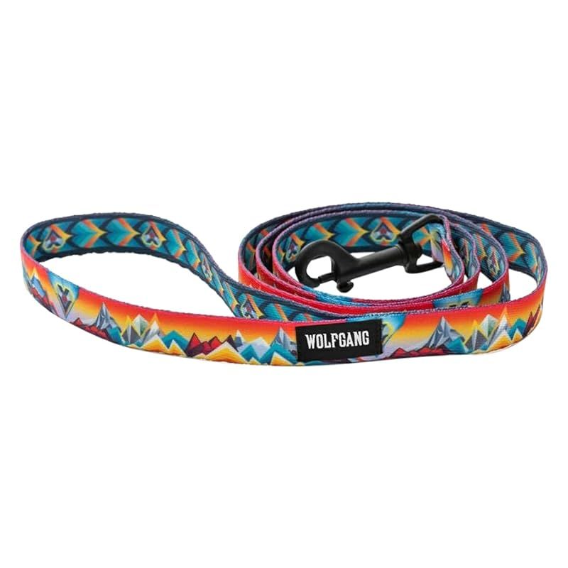 【新品】 WOLFGANG/ウルフギャング MountainVibes LEASH Sサイズ 巾1.6cm x 長さ122cm 【 小型犬用リード 】 1