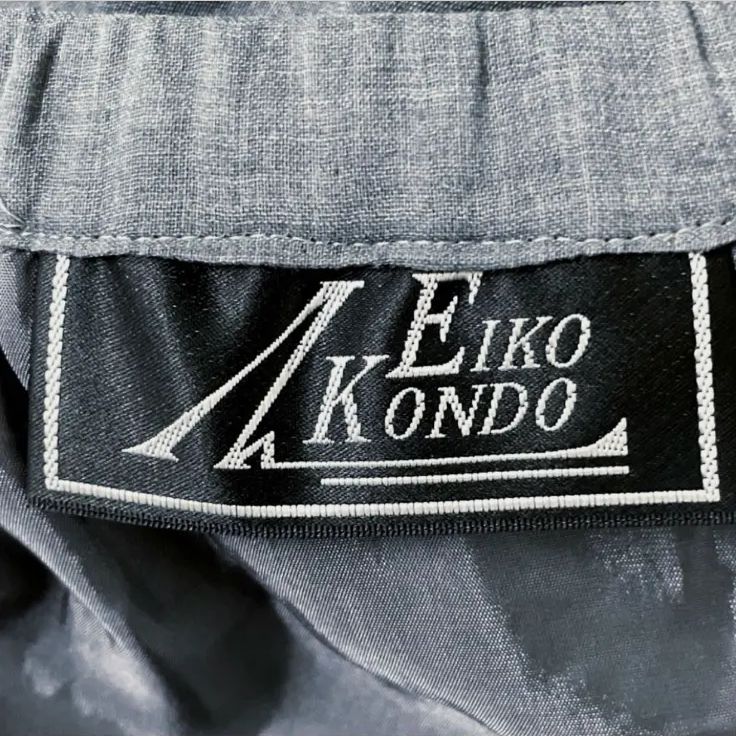 【美品】EIKO KONDO(エイココンドウ) ロングスカート　サイズF EIKO KONDO エイココンドウ レース 切り替え ロングスカート F - メルカリ