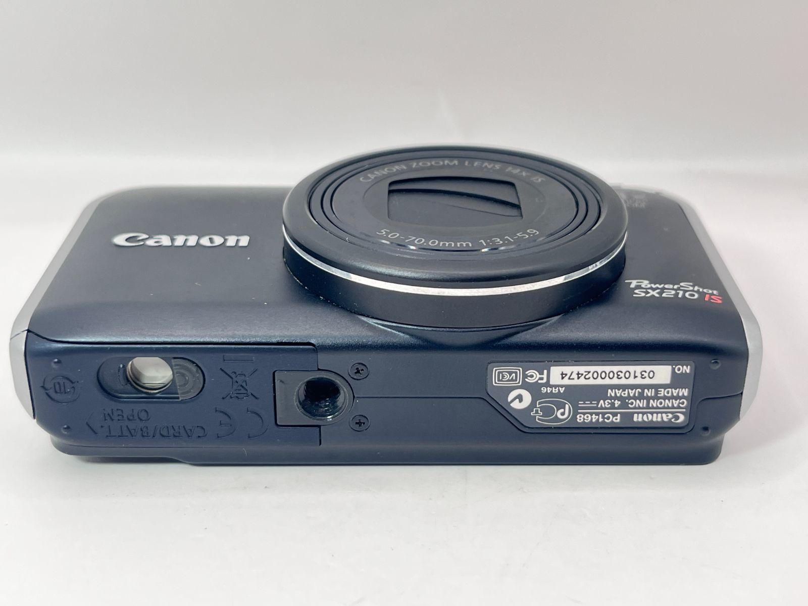 Canon PowerShot SX210 IS ブラック コンパクトデジタルカメラ B402 
