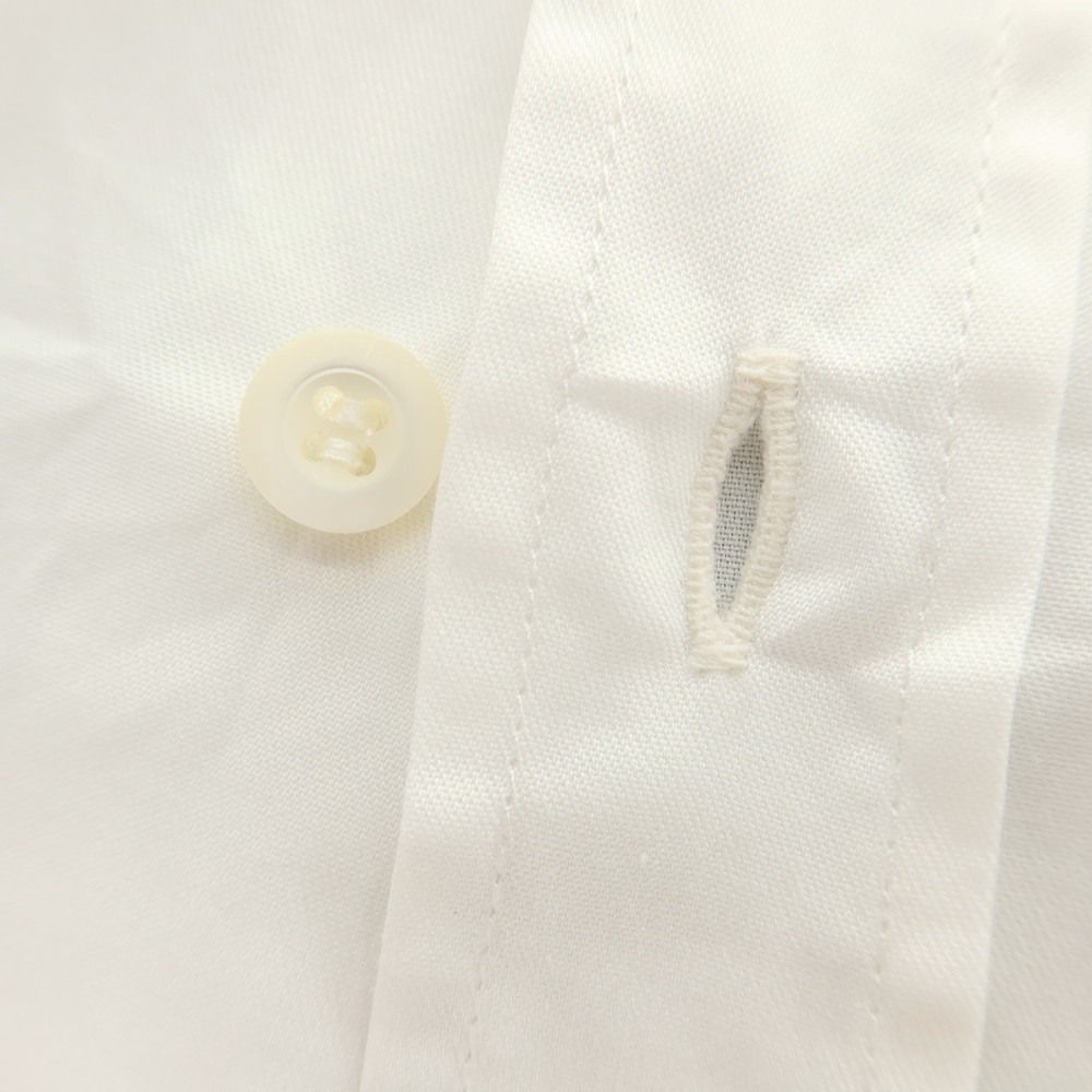 【中古】ブルネロクチネリ Brunello Cucinelli コットン ワイドカラー ドレスシャツ ホワイト【サイズS】【メンズ】 中古】ブルネロクチネリ Brunello Cucinelli コットン ワイドカラー