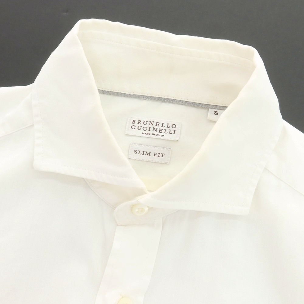 中古】ブルネロクチネリ Brunello Cucinelli コットン ワイドカラー