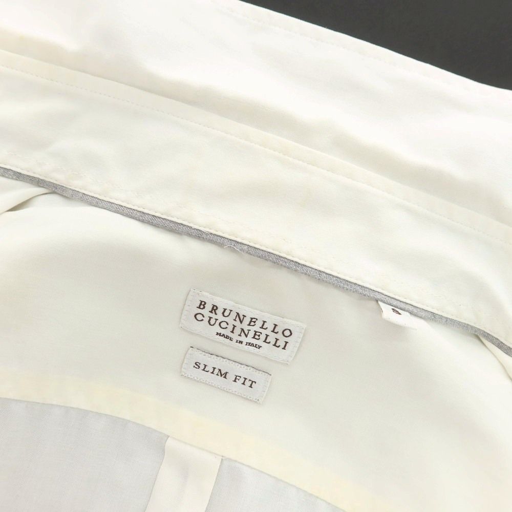 中古】ブルネロクチネリ Brunello Cucinelli コットン ワイドカラー