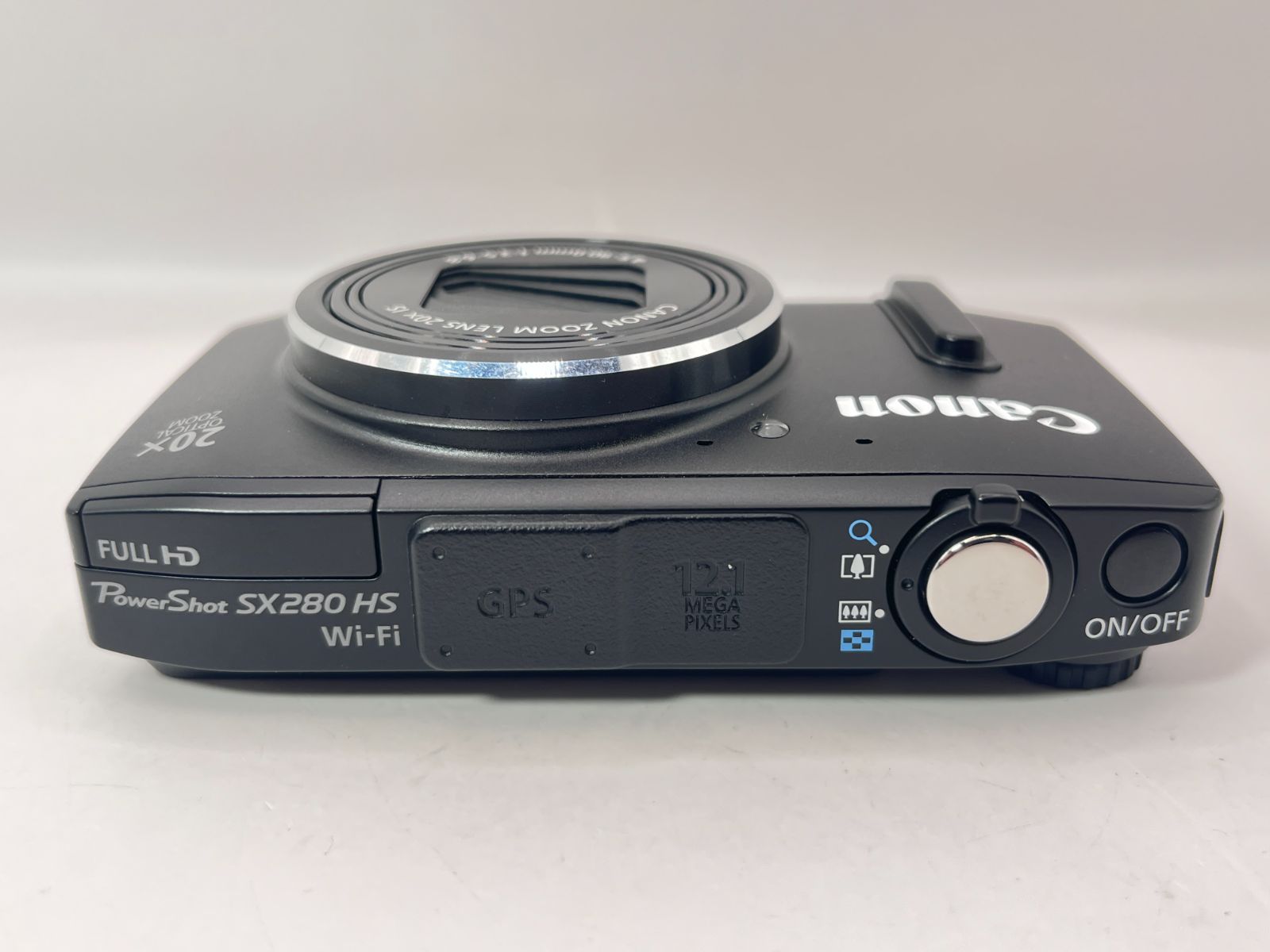 美品】Canon PowerShot SX280 HS ブラック コンパクトデジタルカメラ 