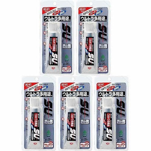 コニシ ボンド ウルトラ多用途SU ベーシックタイプ 25ml #04592 5個セット美品　おすすめ