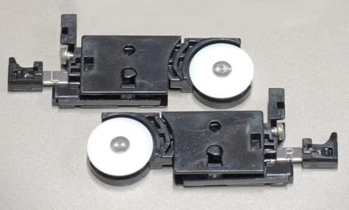 【 NETSA00206 】TS網戸・TL網戸 脱輪防止機能付 戸車(左右セット)。トステムTOSTEMリクシル互換性あり。デュオＰＧ・ＳＧ、シンフォニーシリーズ、ガゼリアN、アトモス?、サーモスシリーズなど。【 JFK-301 ビス2本付】美品　おすすめ