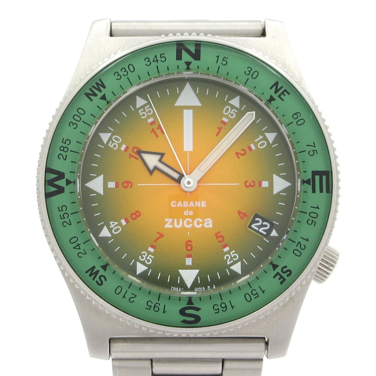 ZUCCA(ズッカ) 腕時計 - 7N42-0EZ0 レディース CABANEdeZUCCA イエロー×グリーン ZUCCA(ズッカ) 腕時計 - 7N42-0EZ0 レディース CABANEdeZUCCA イエロー
