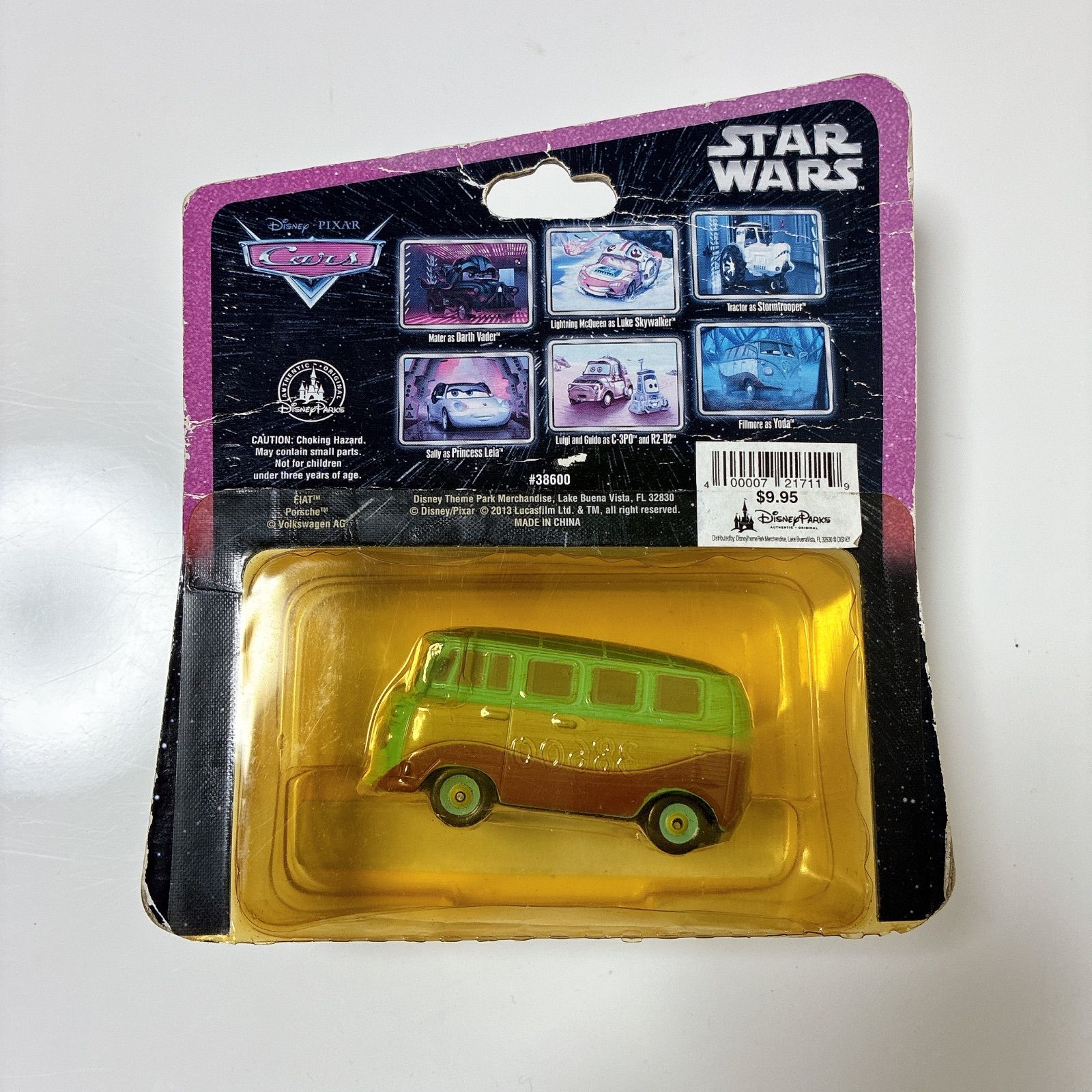 【美品】マテル社/フィルモア/ヨーダ/カーズ/スターウォーズ/米Disney限定 カーズ アメリカ限定FILLMOREフィルモア×YODAヨーダスターウォーズ