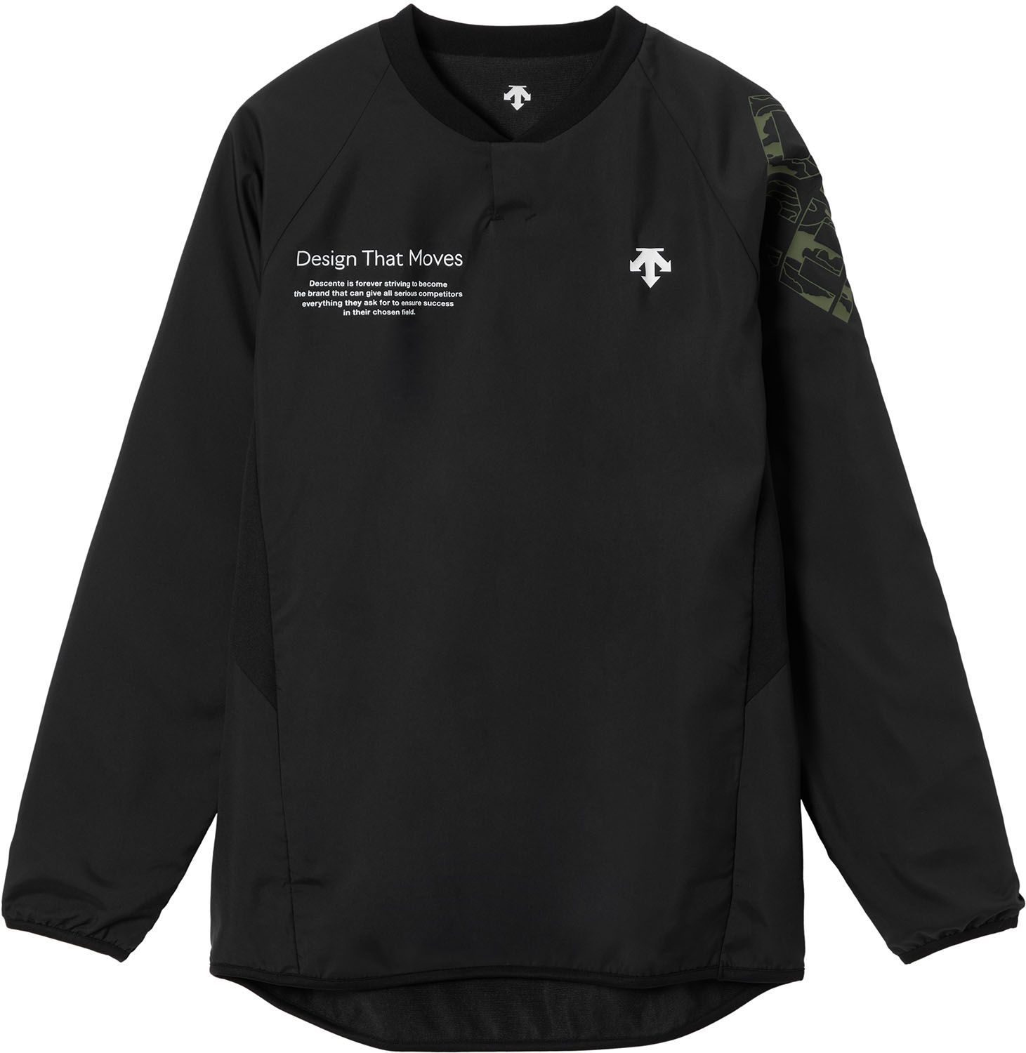 デサント DESCENTE バレーボール ウォーマージャケット DV5FWB02U KH00 カーキ