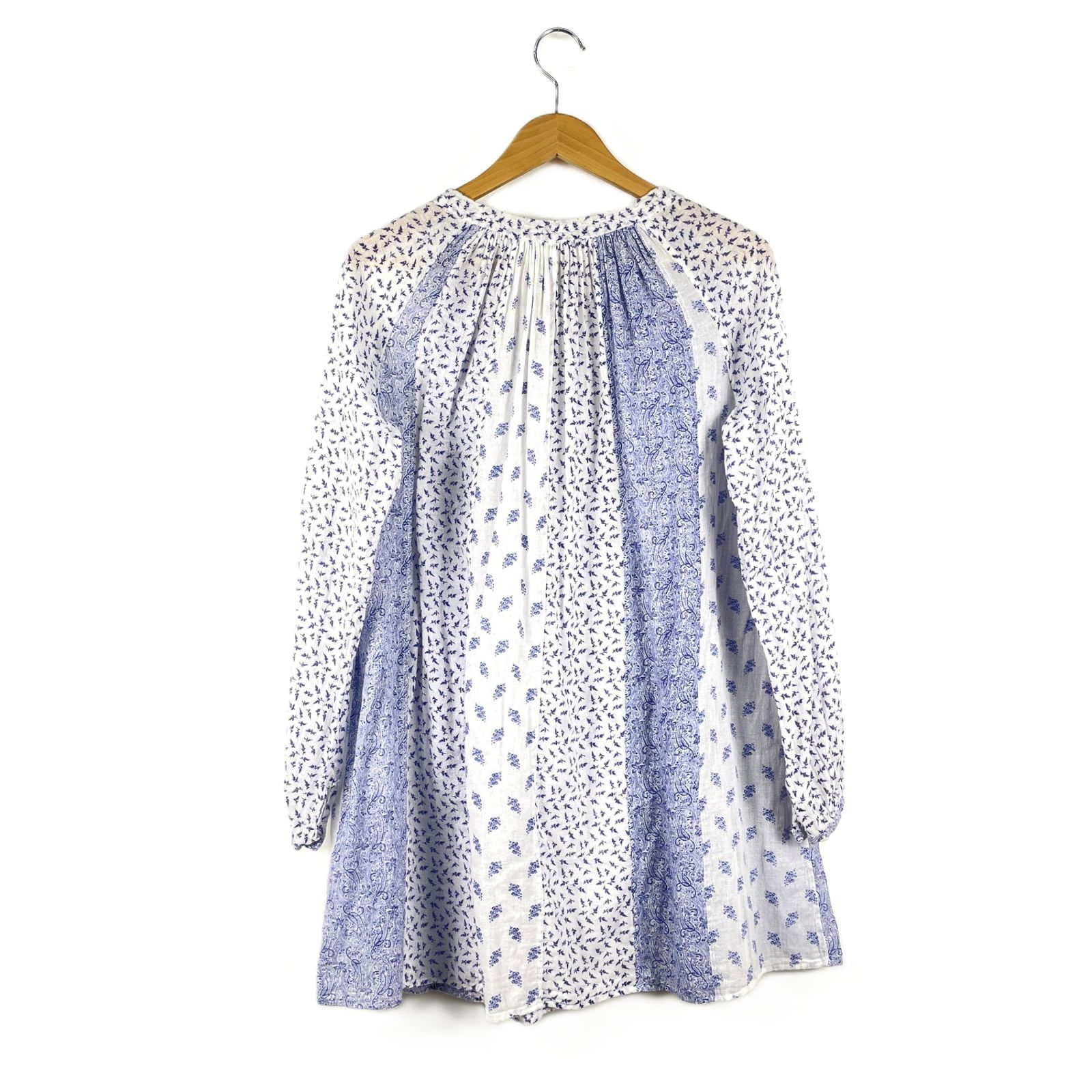 商品販売 【花柄☆美品】サイズ3 45R 長袖ガーゼシャツ○フォーティー 